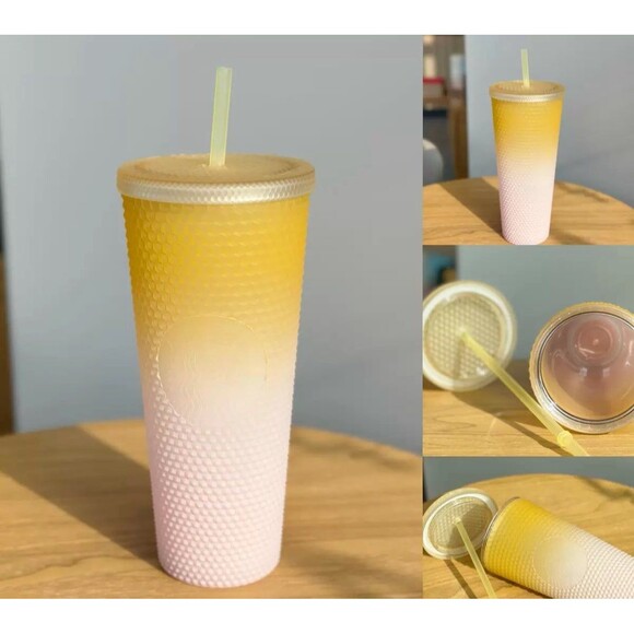 Starbucks 24oz Light Yellow Gradient Tumbler China Exclusive - Picture 1 of 3